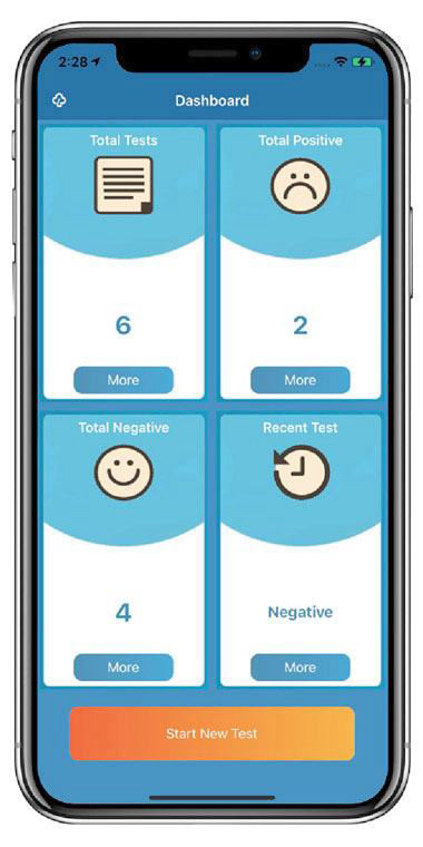 Manage your testing history with the intuitive dashboard