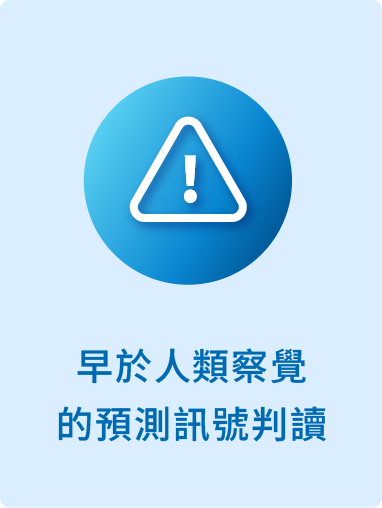 早於人類察覺的預測訊號判讀
